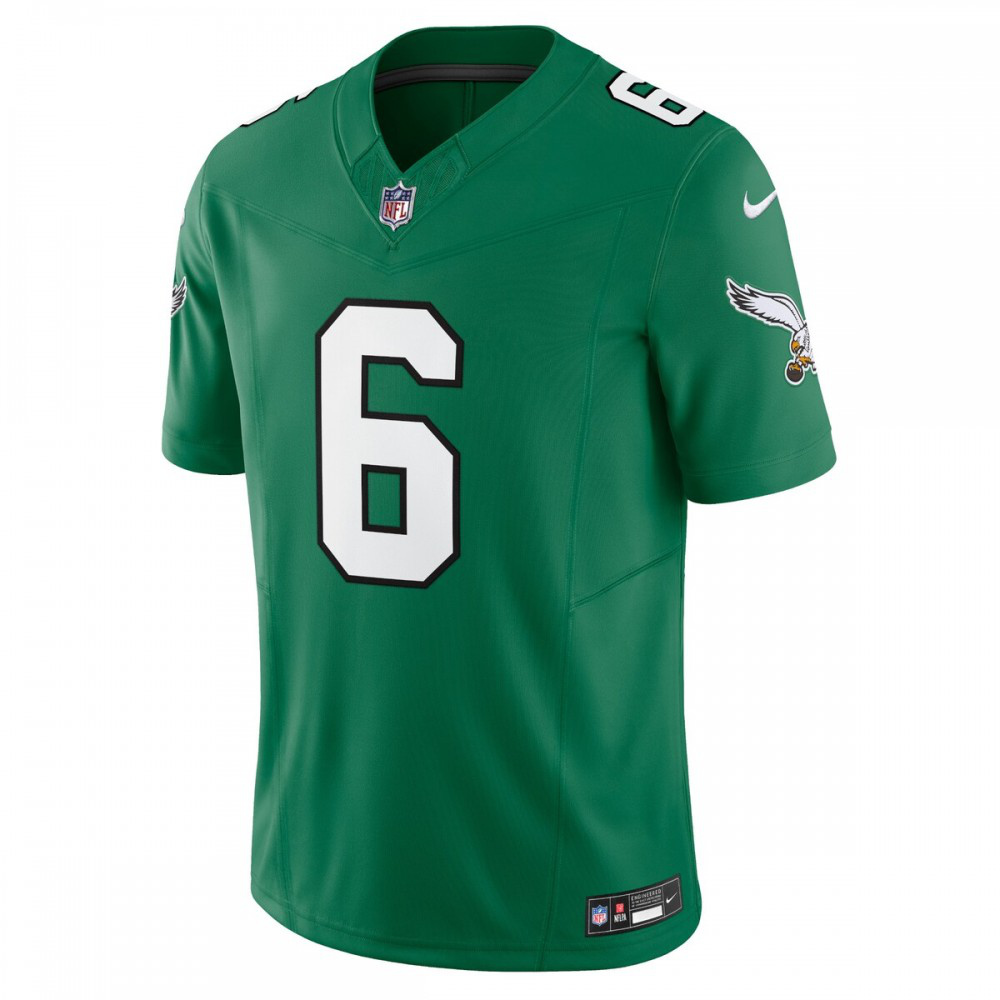 DeVonta Smith Philadelphia Eagles Nike Vapor F.U.S.E. Limited Jersey - Kelly Green-GridironStore